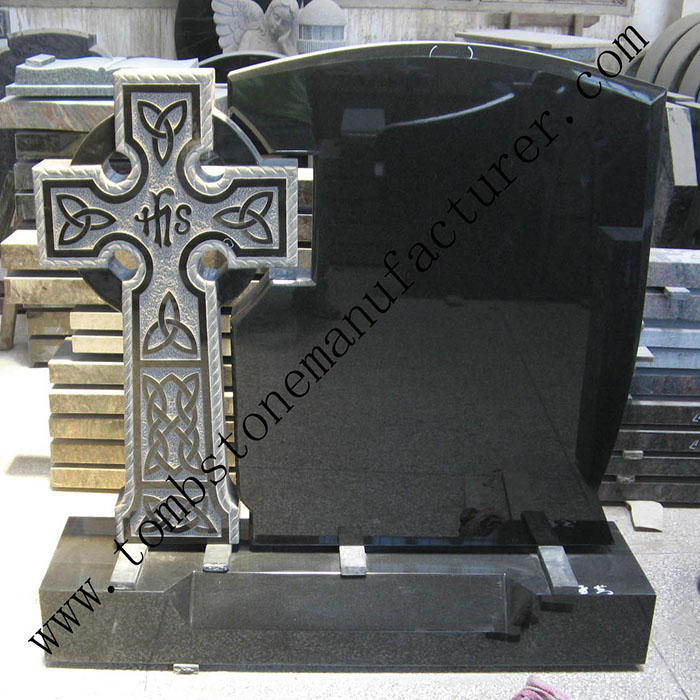 cross carving headstone4
